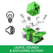 Minecraft Exploding RC Creeper, Lights & Sounds, 10 Explosion Particles & DLC Code