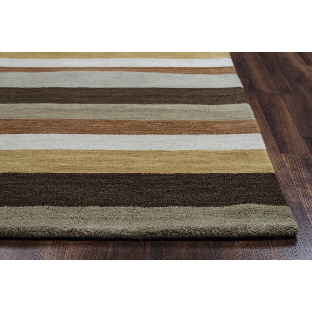 Multi Colored Rug In Wool 8'x10'