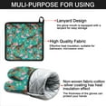 thumbnail image 7 of German Shepherd Dog and Flower Kitchen Oven Mitt and Pot Holder Sets 2 Pcs for Baking, Cooking and Grilling, Heat Resistant Up To 392 °F, 7 of 7
