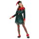 thumbnail image 4 of Traje de duende navideño para mujer, ambiente de fiesta de bar, ropa navideña para mujer de varios tamaños, 4 of 5