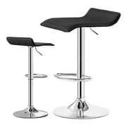 Swivel Bar Stool Adjustable-Height Barstools Modern Black Bar Chair,Set of 2