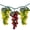 Multicolor, variant on Northlight Wine Grape Clusters Indoor Outdoor Patio Light Set - Green - 5' Green Wire - 4ct
