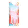 thumbnail image 3 of Ruyang Girls Sleeveless Gymnastics Unitard Print High Elastic Full‑Coverage One‑Piece Athletic Dance Suit Kids Sports Clothes, 3 of 6