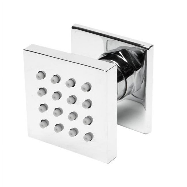 Alfi Brand AB3820-PC 2 in. Square Adjustable Shower Body Spray - Polished Chrome
