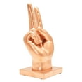 thumbnail image 5 of Adam & Friends Home Decor Peace Sign Sculpture | 1-Piece | Black, 5 of 6