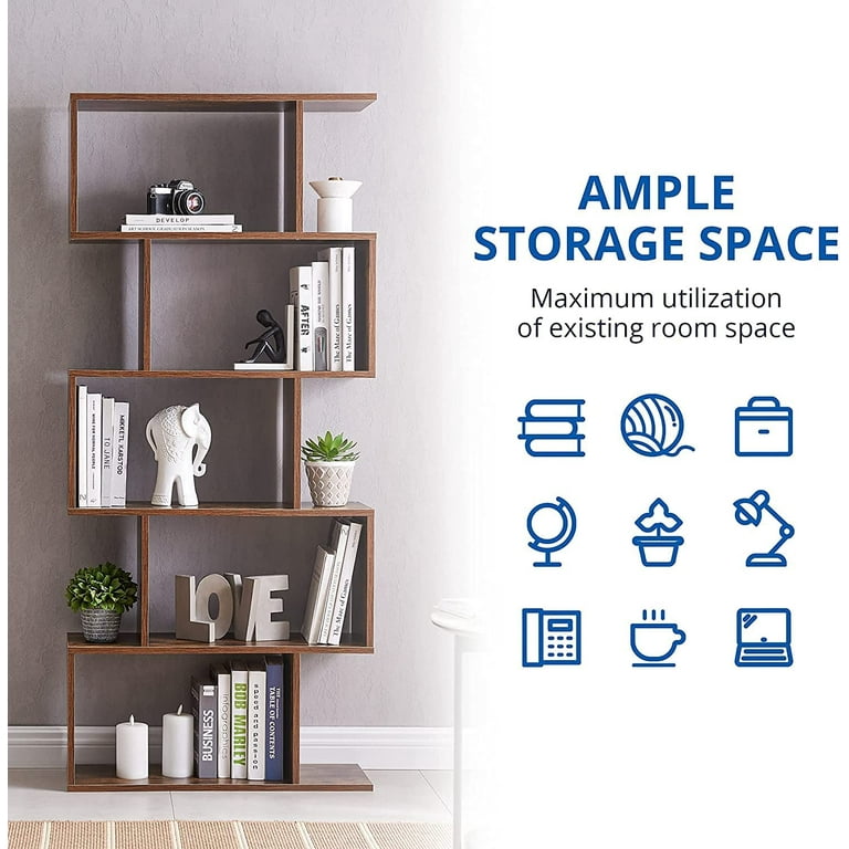 Cozy Castle Geometric Bookshelf Set of 2, 62