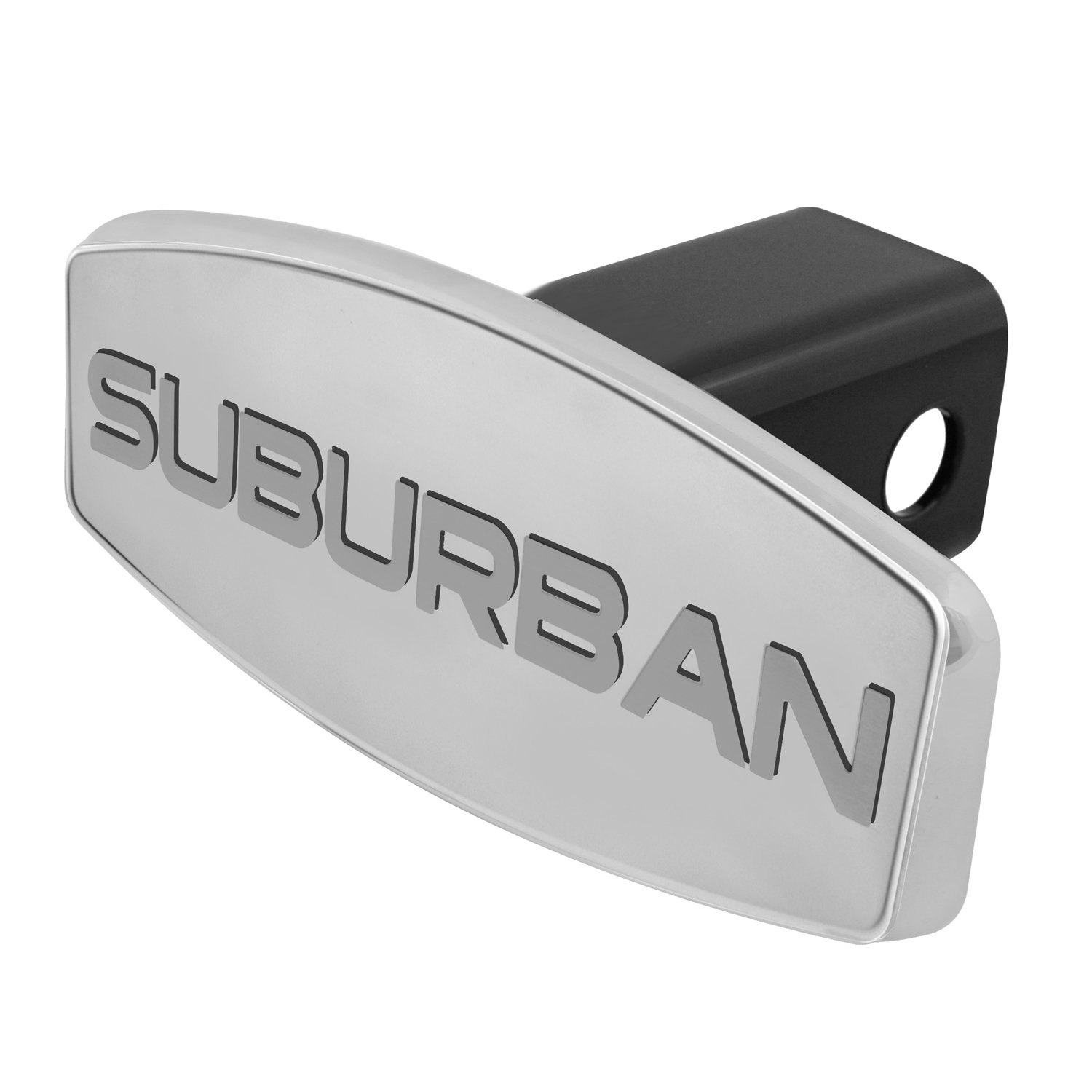 2 Inch Hitch Cover, Suburban Dual Layer Trailer Stainless Receiver