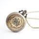 thumbnail image 1 of Reloj de bolsillo vintage CHAO con rosas de cuarzo con cadena números romanos, 1 of 4
