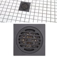 thumbnail image 4 of Floor Drain, Large Displacement Shower Grate Copper Antique  Fast Draining  For Balconies, 4 of 8