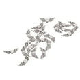 thumbnail image 2 of Wing Spacer Beads, Retro Style Silver Color 50Pcs Multi Purpose Angel Wing Spacer Beads  For DIY, 2 of 8