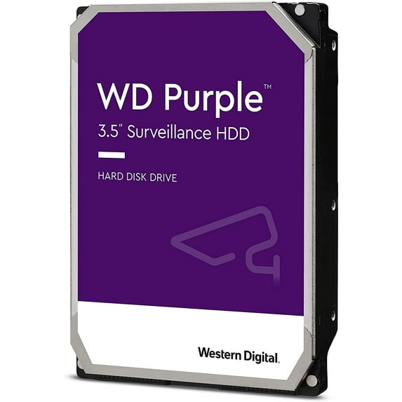 WD Purple 3TB Surveillance Hard Drive, 3.5 inch, 6 gb/ 145 mb/s, 64mb Cache, 5400 RPM