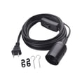 thumbnail image 3 of Cable de extensión para lámpara colgante, para bombilla de 60 W con base E26, accesorios de iluminación para granja, garaje, enchufe estadounidense. Cable de 18 m, 3 of 8