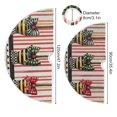 thumbnail image 5 of Yayeee Christmas Tree Skirt 47 inches for Xmas Tree Holiday Party Decoration, Stripes Trees, 5 of 6