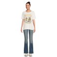 thumbnail image 5 of Time and Tru Women's Yellowstone National Park Graphic Tee with Short Sleeves, Sizes S-XXXL, 5 of 5