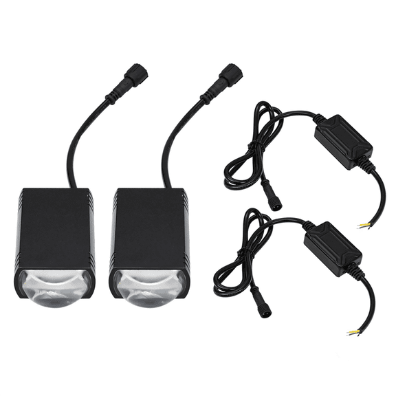 1.5 Inch Front Grille LED Lights White/Amber Hi/Lo Beam for Motorcycle Car Trucks UTV Dr ywm58