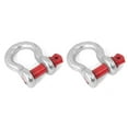 thumbnail image 7 of Rugged Ridge by RealTruck D-Ring Shackle Kit | 3/4", Red, Steel, Pair | 11235.08, 7 of 7