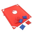 thumbnail image 1 of Portable Cornhole Set, Exercise Hand Strength Safe Lightweight Corn Holes Outdoor Game Set with Carrying Bag for Camping Red, 1 of 7