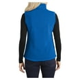 thumbnail image 2 of Womens Super Soft Value Polyester Fleece Vest True Royal 4X-Large, 2 of 6