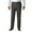 Charcoal Htr, variant on Haggar Men's Big & Tall Cool 18® Pro Htr. Solid Pleat Pant Classic Fit HC90255