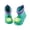 Light Green, variant on Kids Cute Apple 3D Waterproof Rain Boots, Non- Toddler Rain Shoes with Easy Pull Tab Color:Pink,Size:2-2.5 Years