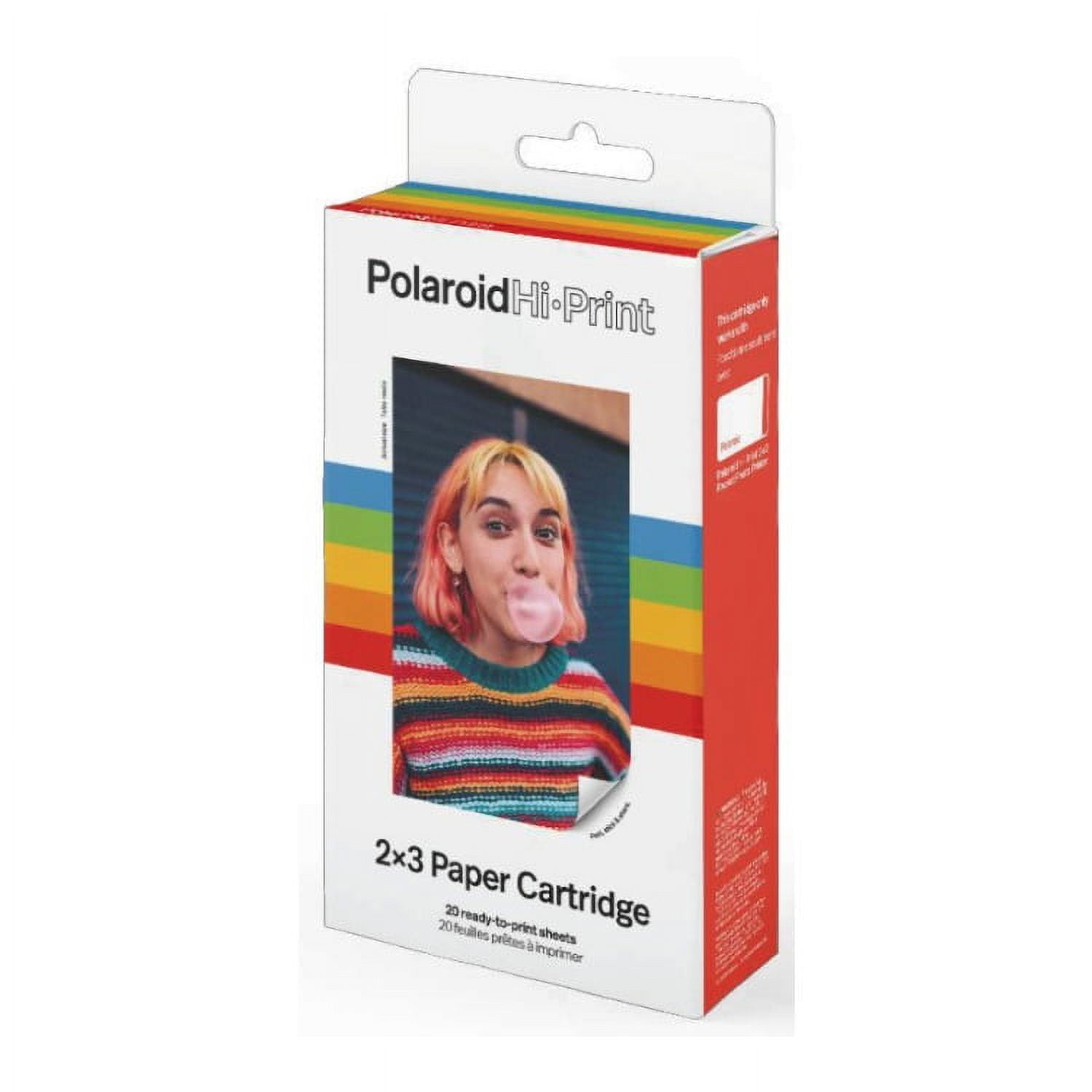 Polaroid Originals Hi-Print 2x3 Inch Pocket Printer with 3 Back Paper and Album