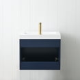 thumbnail image 3 of Floating & Wall Mounted Bathroom Vanity Set with Acrylic Sink, 3 of 8