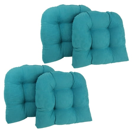 Blazing Needles Reo Solid U Shaped Outdoor Chair Cushion Set Of
