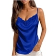 thumbnail image 2 of Antinious Ladies V-Neck Camisole Adjustable Lace Splice Breathable Tank Tops, 2 of 5