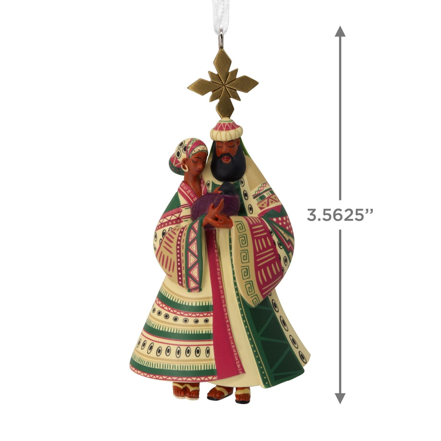 Hallmark Christmas Ornament (Mahogany Nativity)
