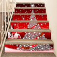 thumbnail image 5 of Christmas 3d Stair Sticker, Pvc Waterproof Decorative Stickers(6pcs, Red) Riilq, 5 of 5