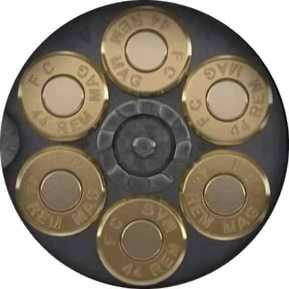 44 Magnum Gun Chamber Absorbent Cup Holders Car Coasters,Ceramic Stone Drinks Coaster Set for Women Man 2.56"(2 Pack)