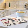 thumbnail image 6 of Yayeee Dish Drying Mat for Kitchen Counter 16"x18" Microfiber Absorbent Pad, Red Deer, 6 of 7