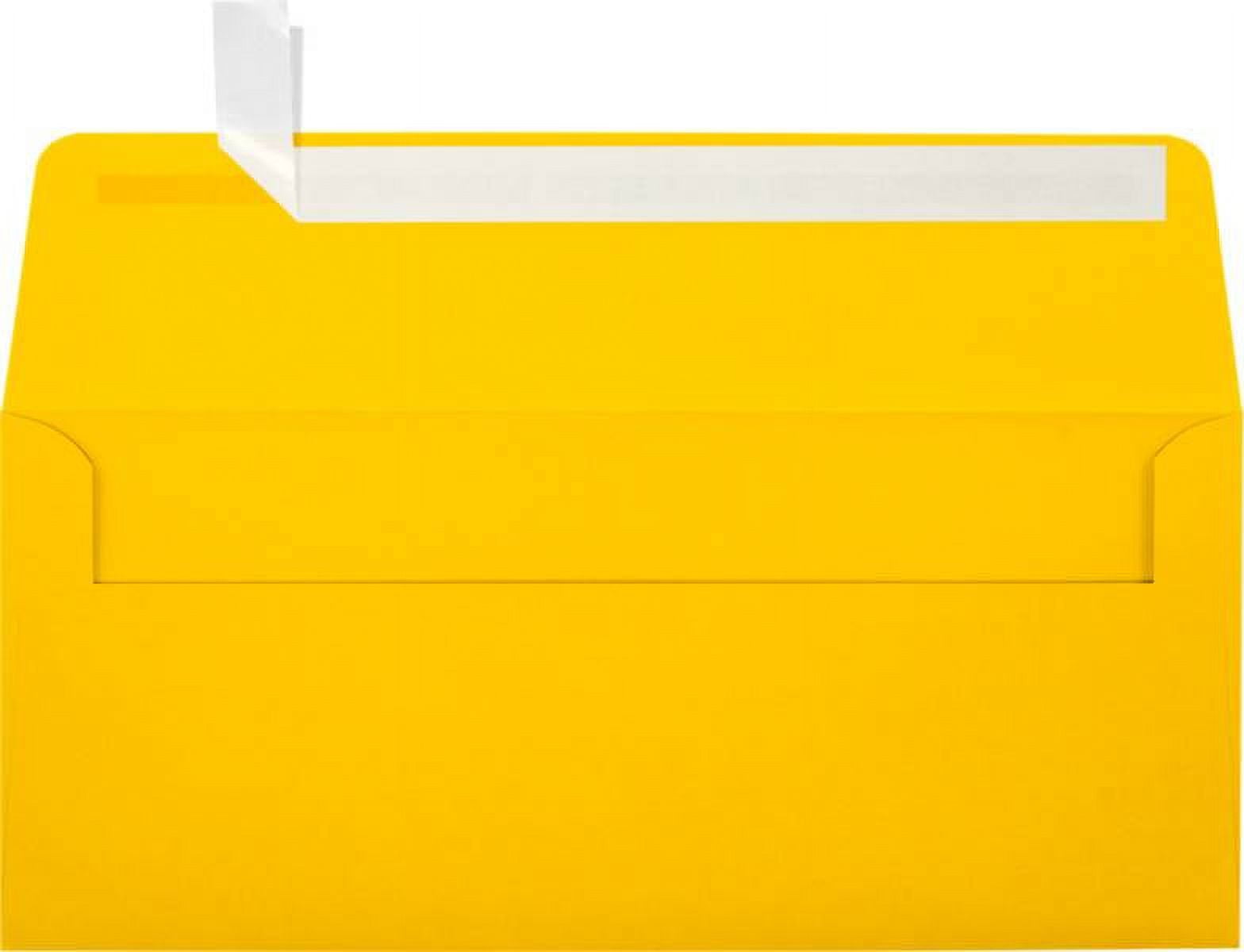 Luxpaper #10 Square Flap Envelope, 4 1/8 X 9 1/2, Sunflower, 1000/Pack