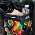 thumbnail image 6 of Snail Mini Car Trash Can with Foldable Lid, Leak-proof Design and Hanging Storage Bag for Auto - Car Trash Can, 6 of 6