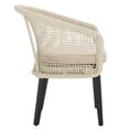 thumbnail image 5 of Safavieh Saxon Modern Wood Outdoor Armchair - Set of 2, Beige, 5 of 12