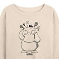thumbnail image 3 of Pokémon - Psyduck - Women's Lightweight French Terry Long Sleeve Shirt, 3 of 5