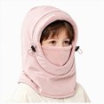 thumbnail image 6 of NOLDARES Kids Balaclava Face Mask, Winter Hat Face Warmer for Cold Weather Ski Mask for Boys Girls(K108-Pink), 6 of 9