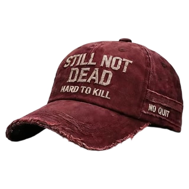 ddioayh Novelty Retro Funny Not Dead Yet Vintage Baseball Cap Adjustable Unisex Hat Humorous Sarcastic Design For Men And Women