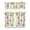 White-58, variant on Eclipse Gothic Kitchen Curtains Set Celestial Sun Moon Astrology Print Starry Night Cosmic Aesthetic Mystical Golden Witchy Spiritual Tier and Valance Rod Pocket Curtains for Kitchen or Living Room