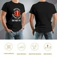 thumbnail image 5 of Emotional Support Husband Stylish Men's Cotton Short Sleeve HD Print Tee for Casual T-Shirt Crew Neck Top Black L, 5 of 7