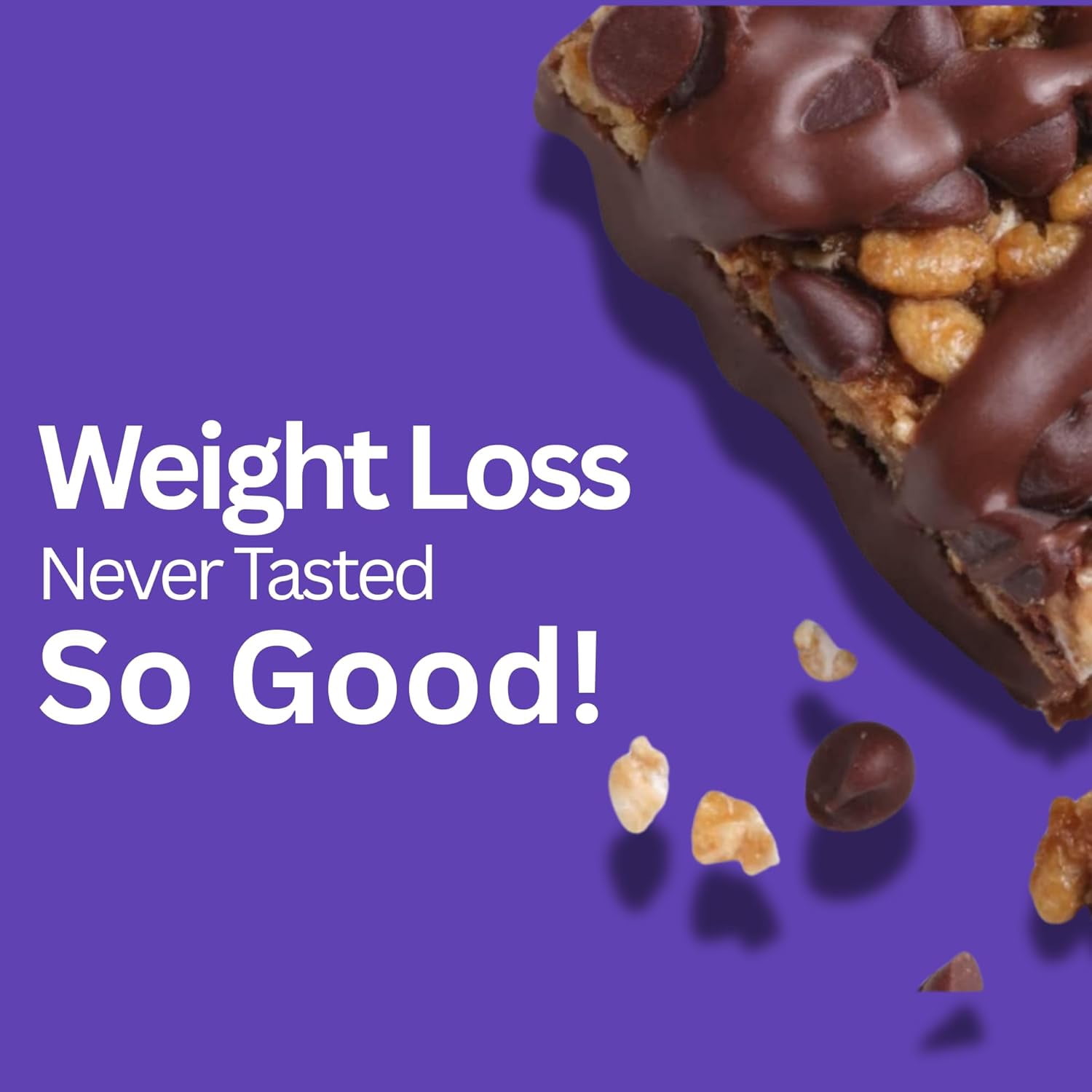 HMR Fudge Graham Protein Bar | Nutritious Snack to Support Weight Maintenance | Low Calorie Dessert | 10g of Protein | 24 Count