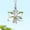 B, variant on Hanging Crystal Decoration Classical Crystal Glass Snowflake Hanging Ornaments Suncatcher Party Ornaments(B)