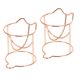 thumbnail image 1 of EeaseMX 3 soportes para esponjas de maquillaje con diseño de orejas de gato, rejillas huecas para secar esponjas de maquillaje., 1 of 8