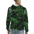 thumbnail image 7 of Kdxio Lush Foliage Green Plant Print Womens Oversized Hoodies Sweatshirts Hooded Pullover Tops Sweaters Casual-Large, 7 of 7