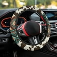 thumbnail image 4 of Yuyamidu Southwest Aztec Auto Steering Wheel Cover Cow Print Steering Wheel Protector Car Sedan Accessories Wram Car Steering Cover, Breathable And Sweat Absorption, 4 of 7