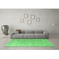 thumbnail image 3 of Ahgly Company Indoor Square Oriental Emerald Green Industrial Area Rugs, 5' Square, 3 of 4