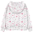 thumbnail image 2 of DIXRUYEE Youth Hoodie Pullover Sweatshirt Blush Heart Petal Printed, 2 of 9