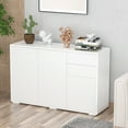 thumbnail image 2 of HOMCOM Kitchen Sideboard with Push-Open Drawers and Storage Cabinets, 2 of 9