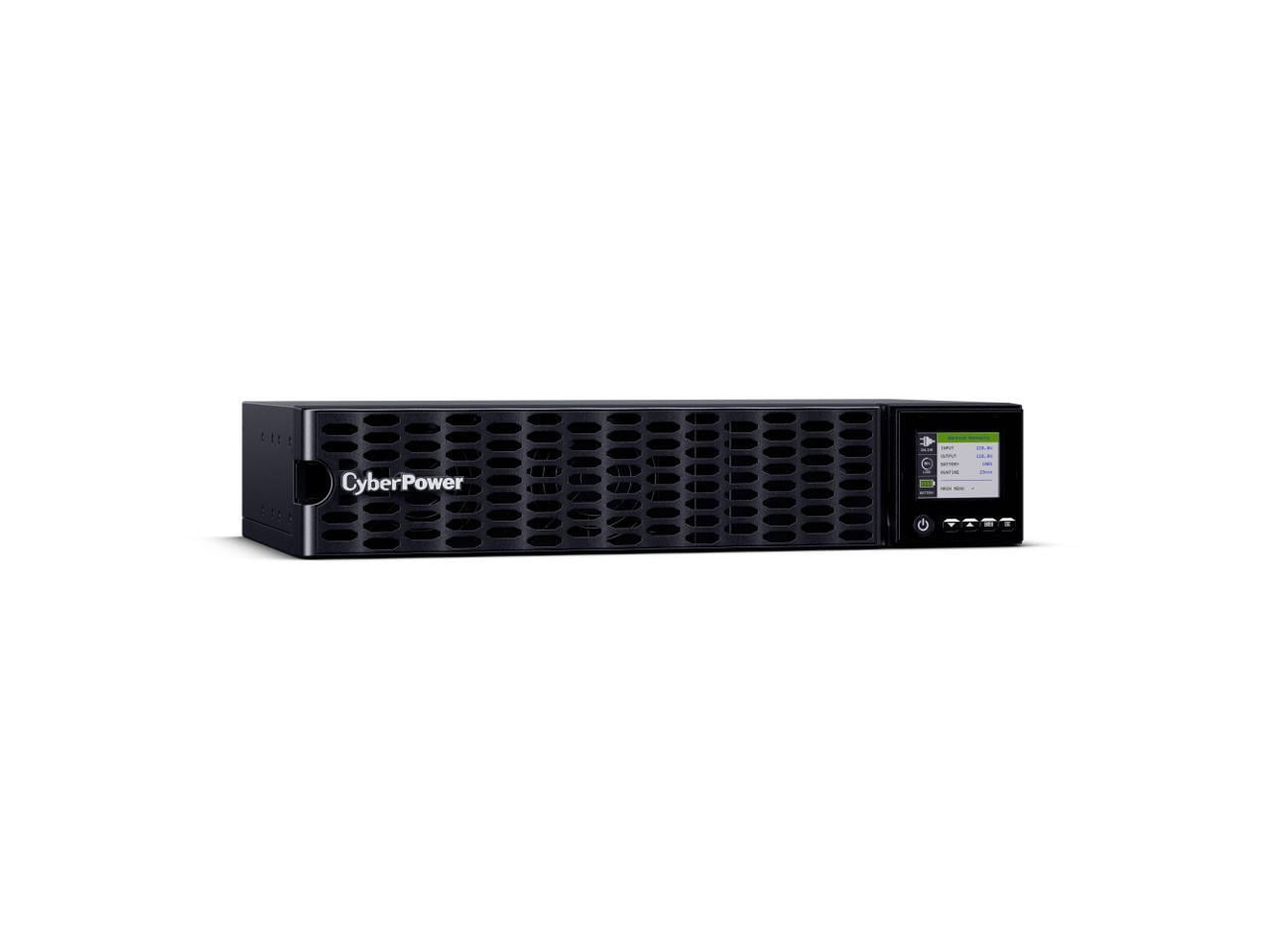 CyberPower OL750RTHD 750VA/750W Smart App Online Sine Wave LCD Rack/Tower Convertible UPS System, Black