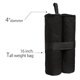 thumbnail image 3 of noir Poids De Lestage De Pavillon, Jeu De 4, Lestage Pour Tentes, Remplir De Sable, Pierres, 10 Kg Par Pied, 3 of 5